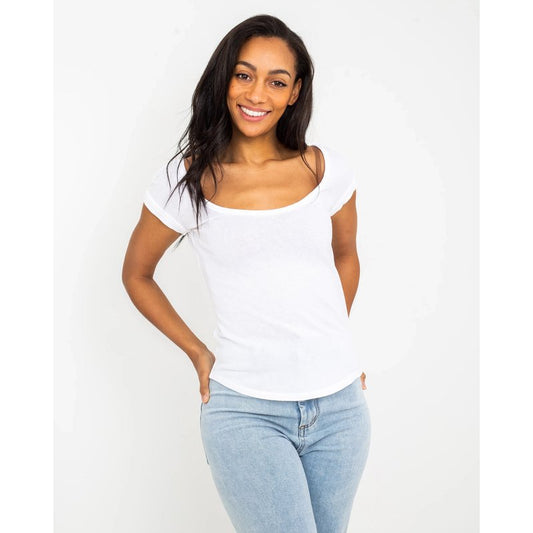 Free People Bout Time T-Shirt in Ivory