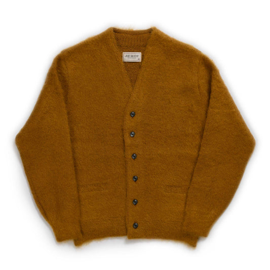 The Real McCoy's Joe McCoy Mohair Cardigan Mustard
