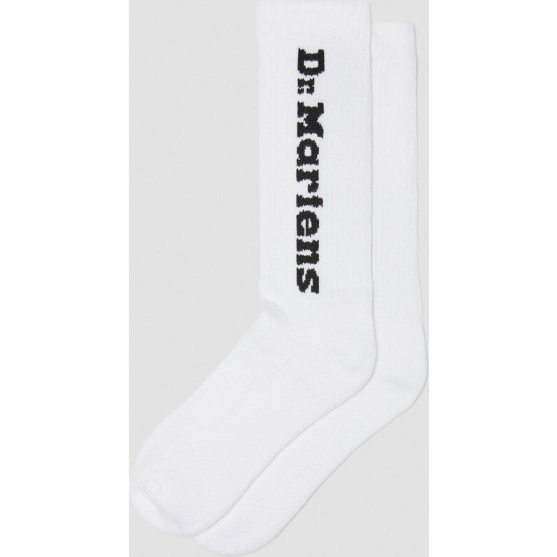 Dr. Martens Vertical Logo Socks - White