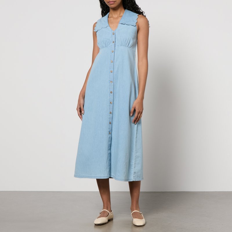 Nobody's Child x Fearne Cotton Happy Place Wylde Cotton-Denim Dress - UK 14