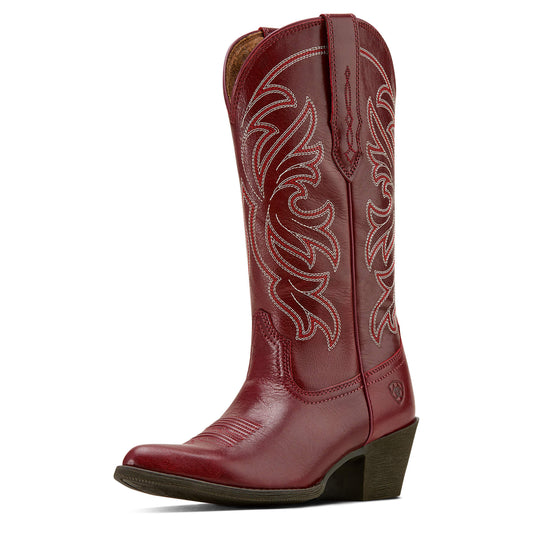 Ariat Women's Heritage J Toe Western Boots in Sangria, B Medium Width