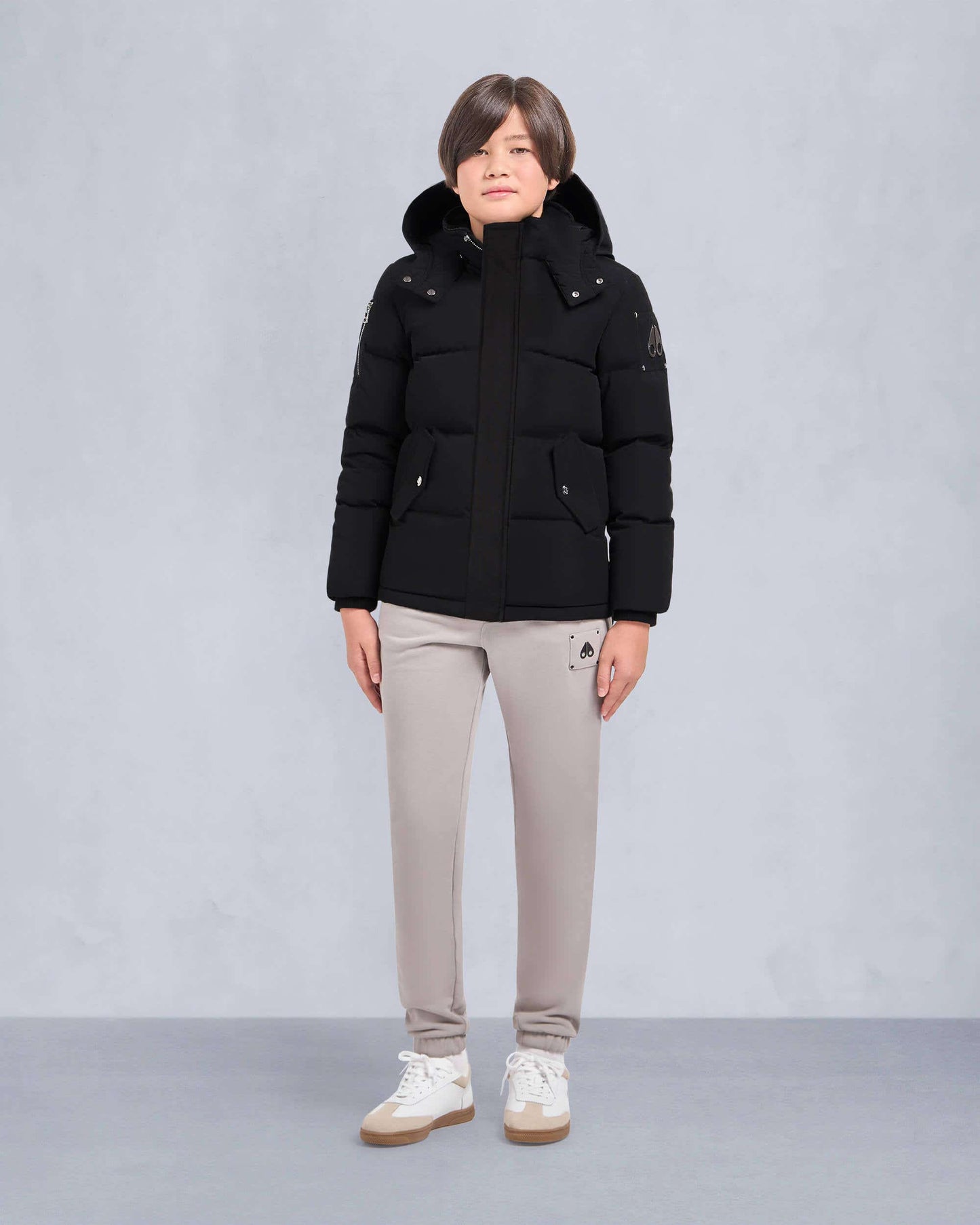 Moose Knuckles KIDS UNISEX ORIGINAL 3Q JACKET-Black-XS