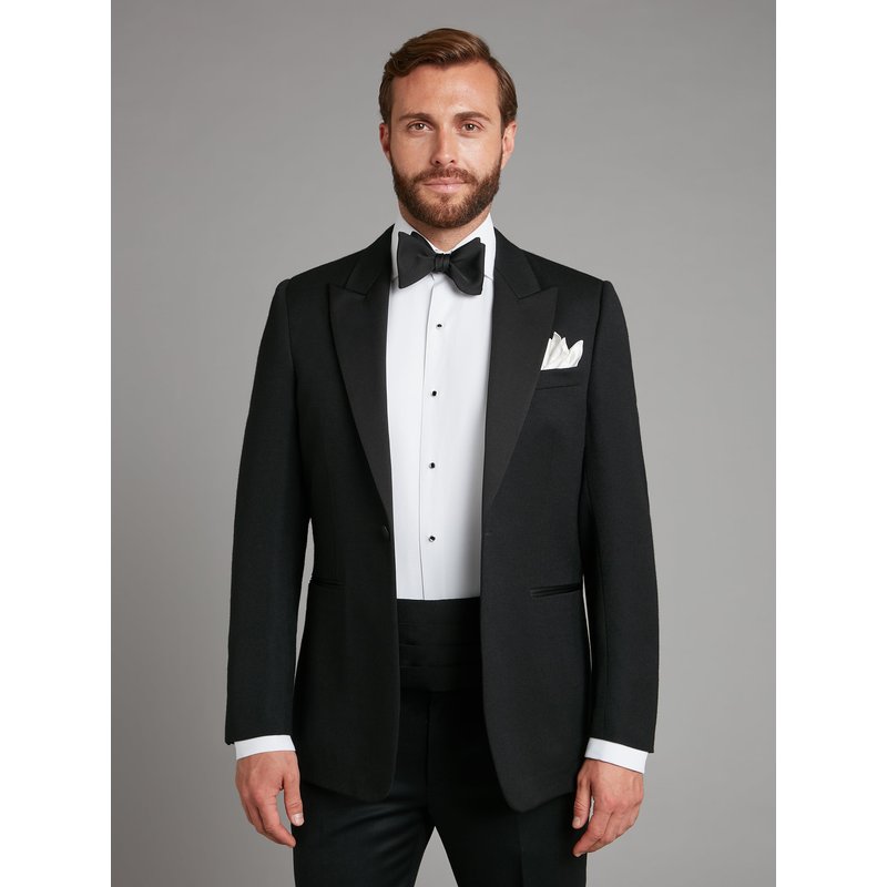 Oliver Brown Carlyle Dinner Jacket - Black Barathea
