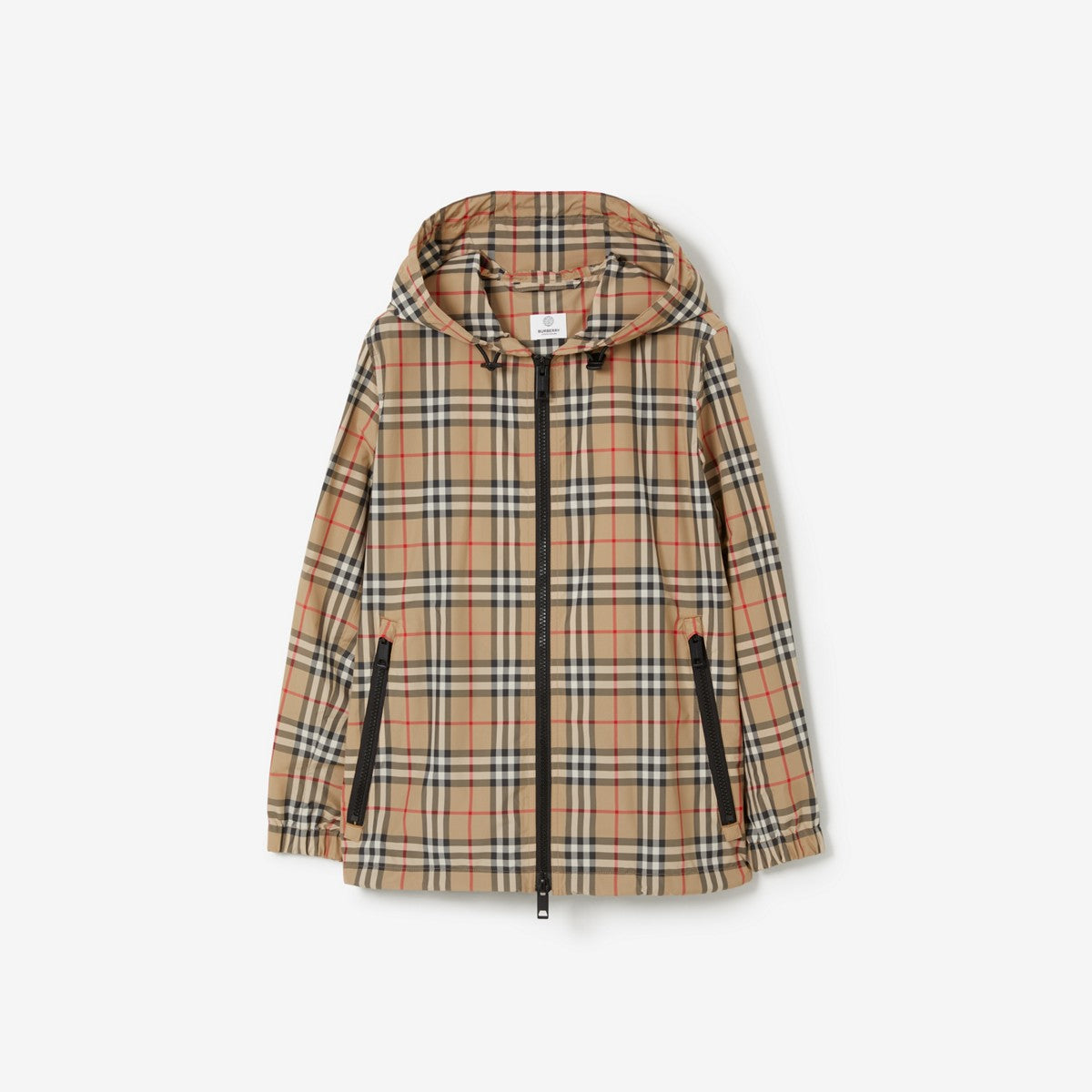 Burberry Check Jacket, Beige