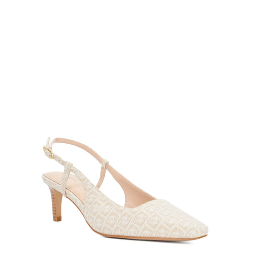 Dune Dancing Chain Detail Slingback Court Shoes
