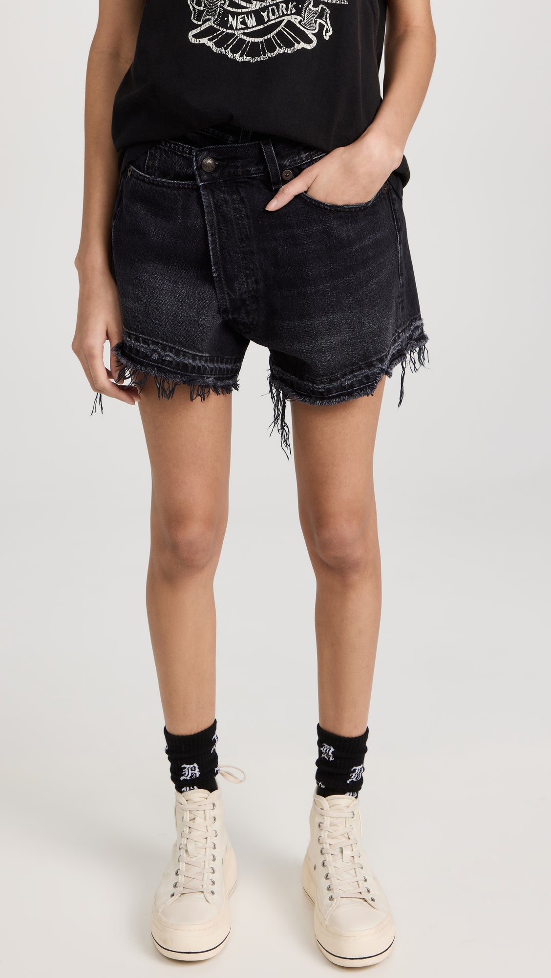 R13 Cross Over Shorts