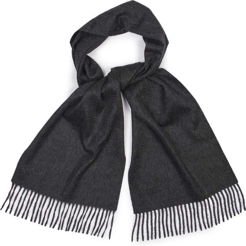 Oliver Brown Cashmere Scarf - Charcoal