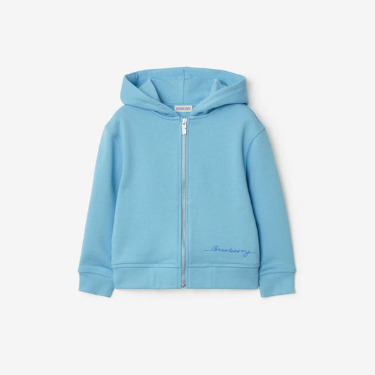 Burberry Childrens Cotton Zip Hoodie