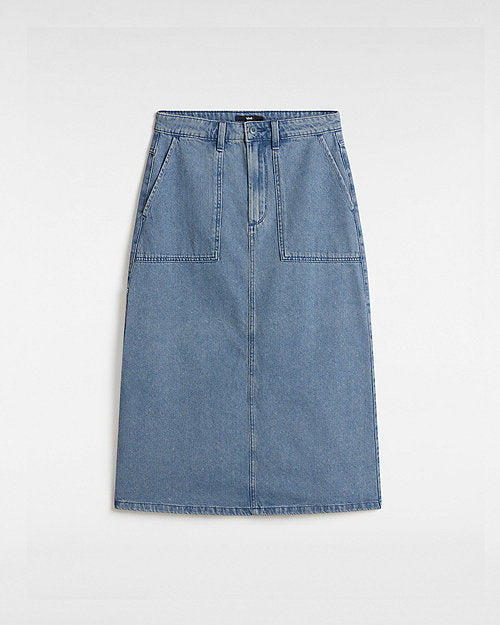 Vans VANS Union Denim Carpenter Skirt (stnwsh) Women Blue, Size 22