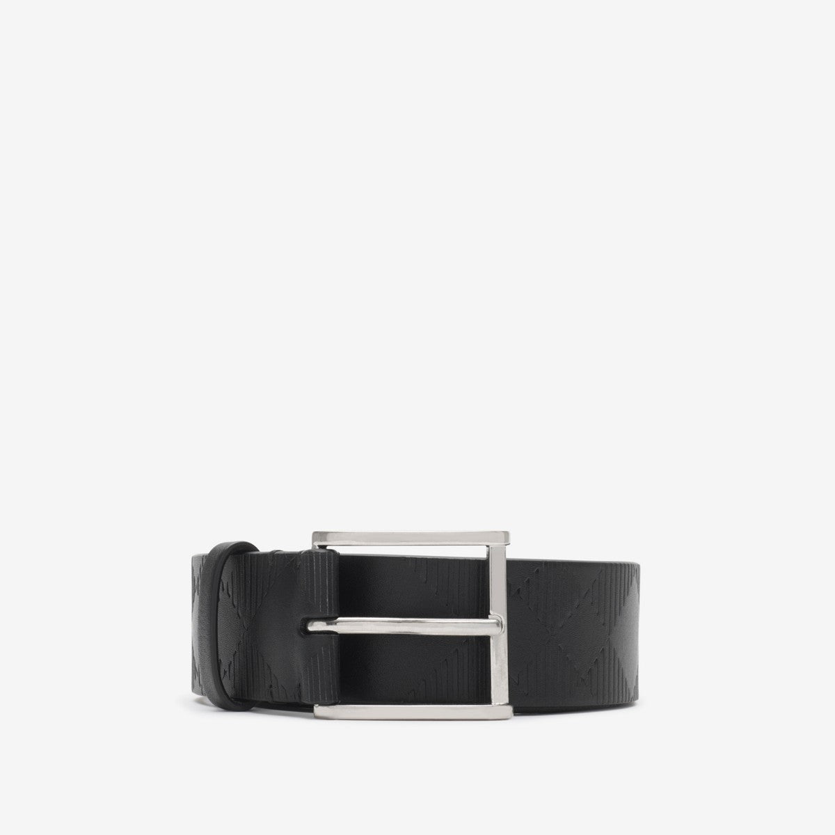Burberry Check Leather Belt