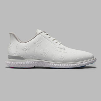 G Fore Men's Gallivan2R Embossed Skull & Tees Golf Shoe-Snow / Nimbus