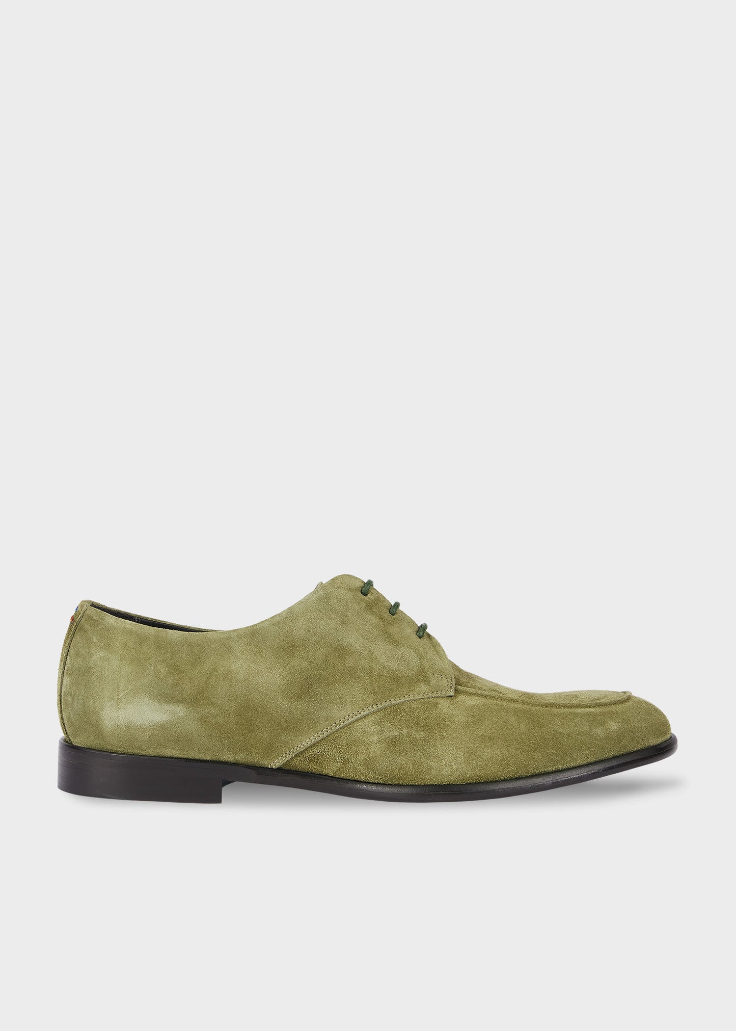 Paul Smith Khaki Suede 'Carlo' Shoes Brown
