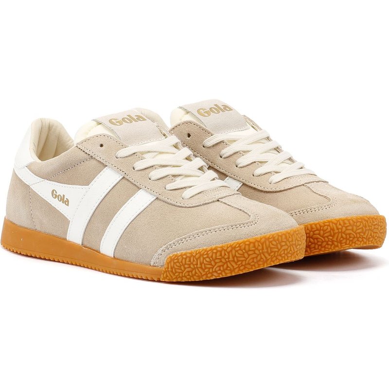 Gola Elan Suede Women's Bone/White Trainers