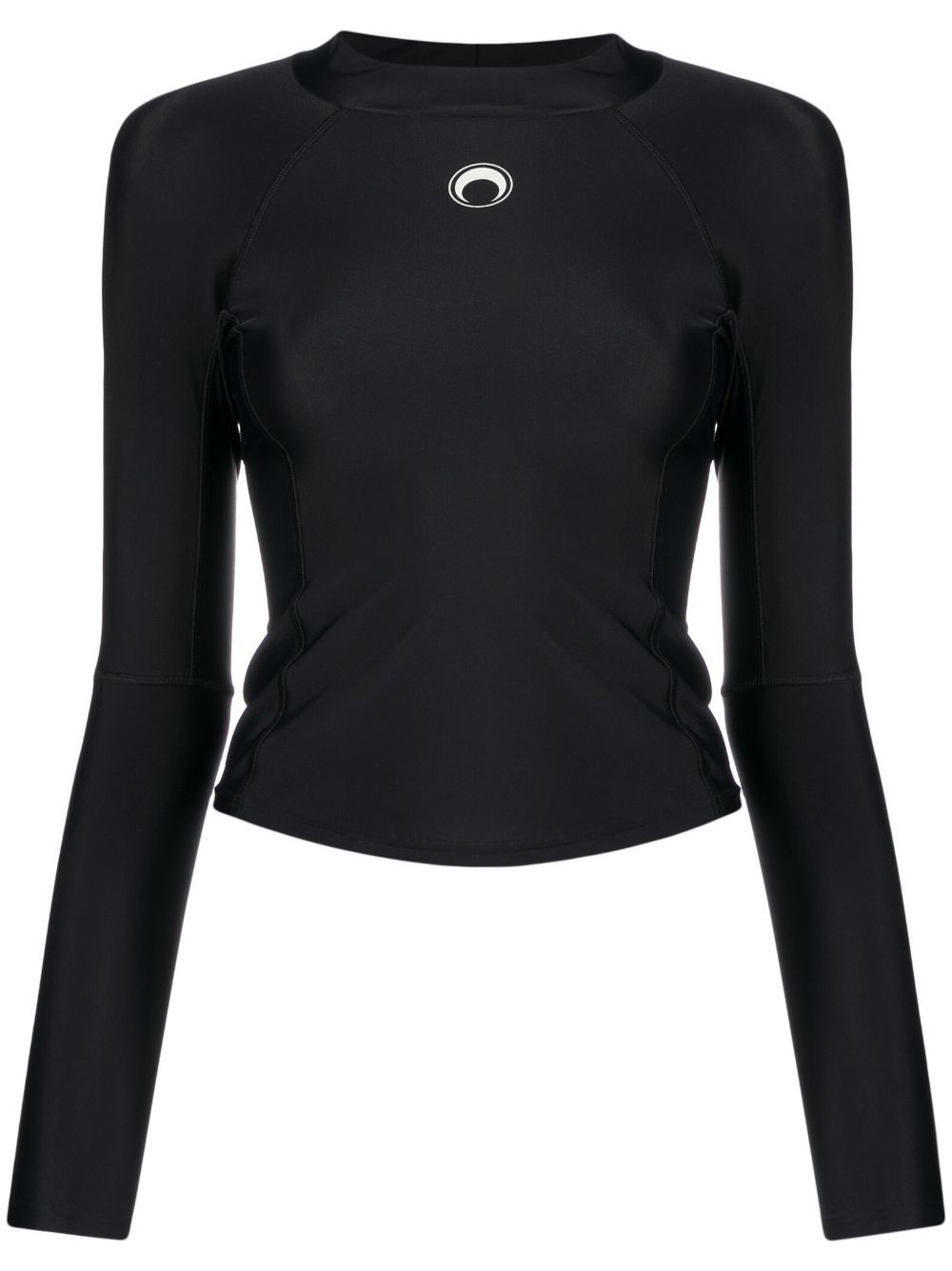 Marine Serre Second Skin Long Sleeve T-Shirt - Women's - Spandex/Elastane/Recycled Polyamide