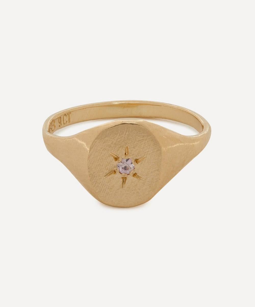 Seb Brown 9ct Gold Simple Signet Ring 3 Luxury Christmas Gift / Present