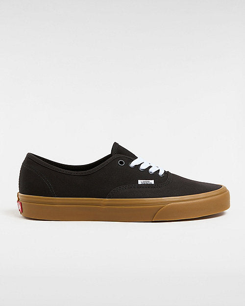 Vans VANS Authentic Shoes (black/gum) Unisex Black, Size 2.5