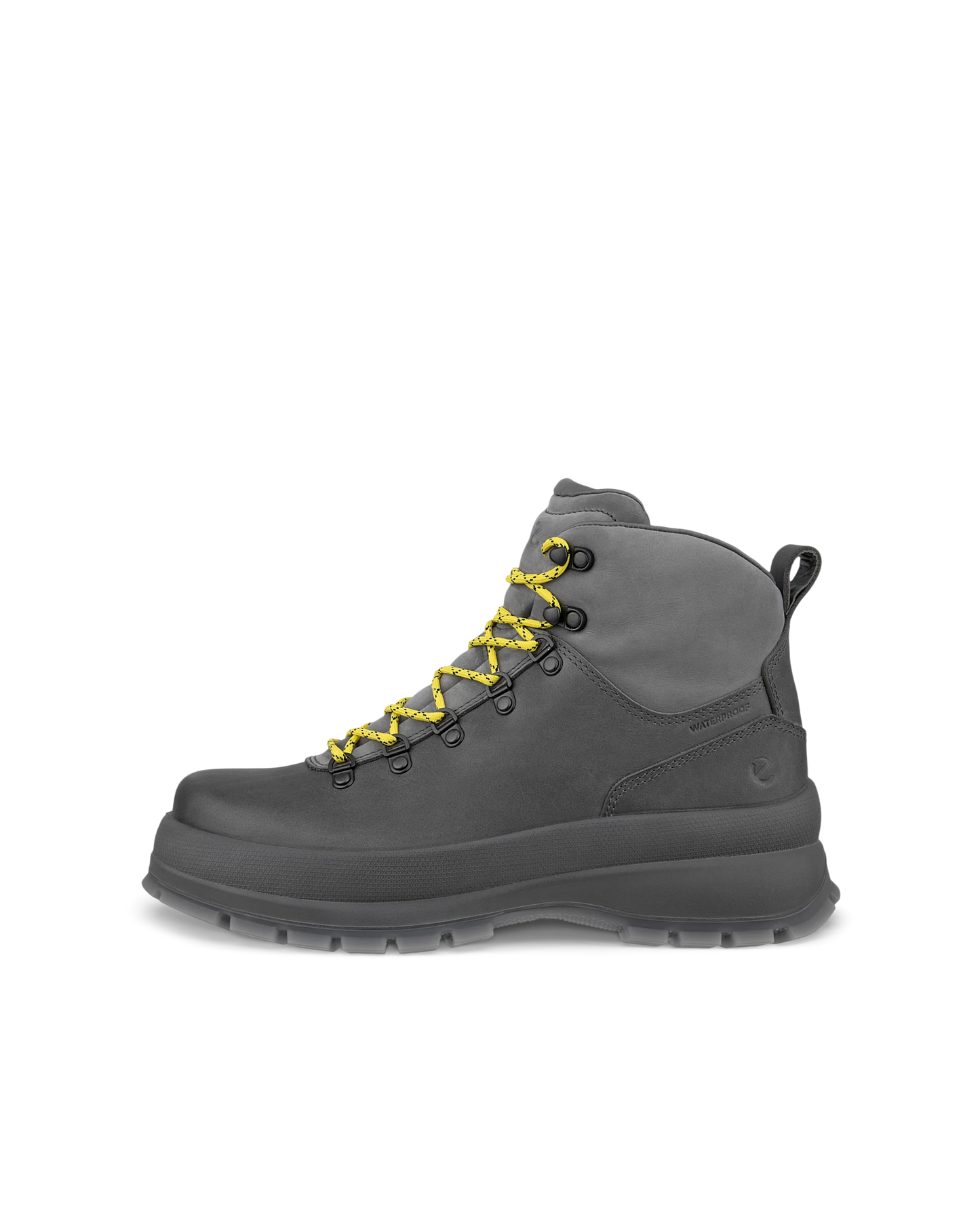 Ecco Track 30 M - Men's Leather Waterproof Lace-Up Boot - Grey