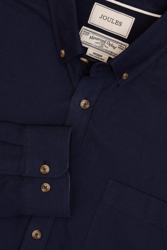 Joules Oxford Navy Long Sleeve Classic Fit Shirt