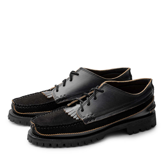 Yuketen Semi Handsewn Maine Guide Ox DB w/Kiltie Black