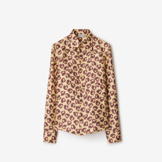 Burberry Paisley Silk Shirt