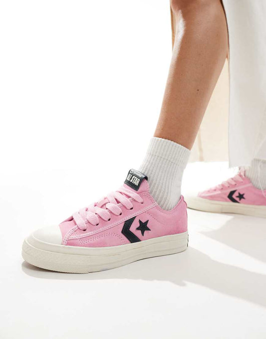 Converse Star Player 76 Ox trainers in pink and navy
