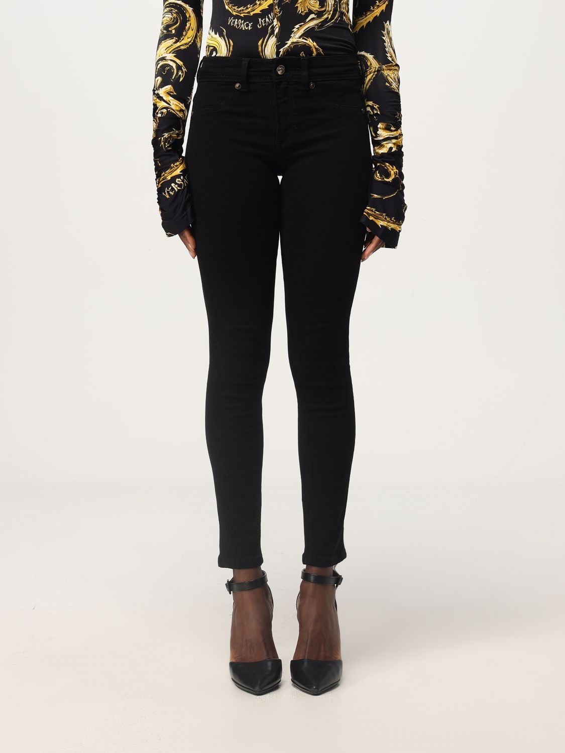 Versace Jeans Couture Jeans Woman color Black