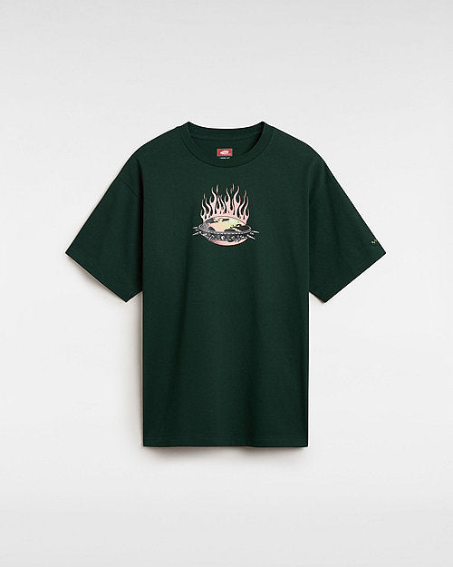 Vans VANS Skate Global Dominance T-shirt (scarab) Men Green, Size L