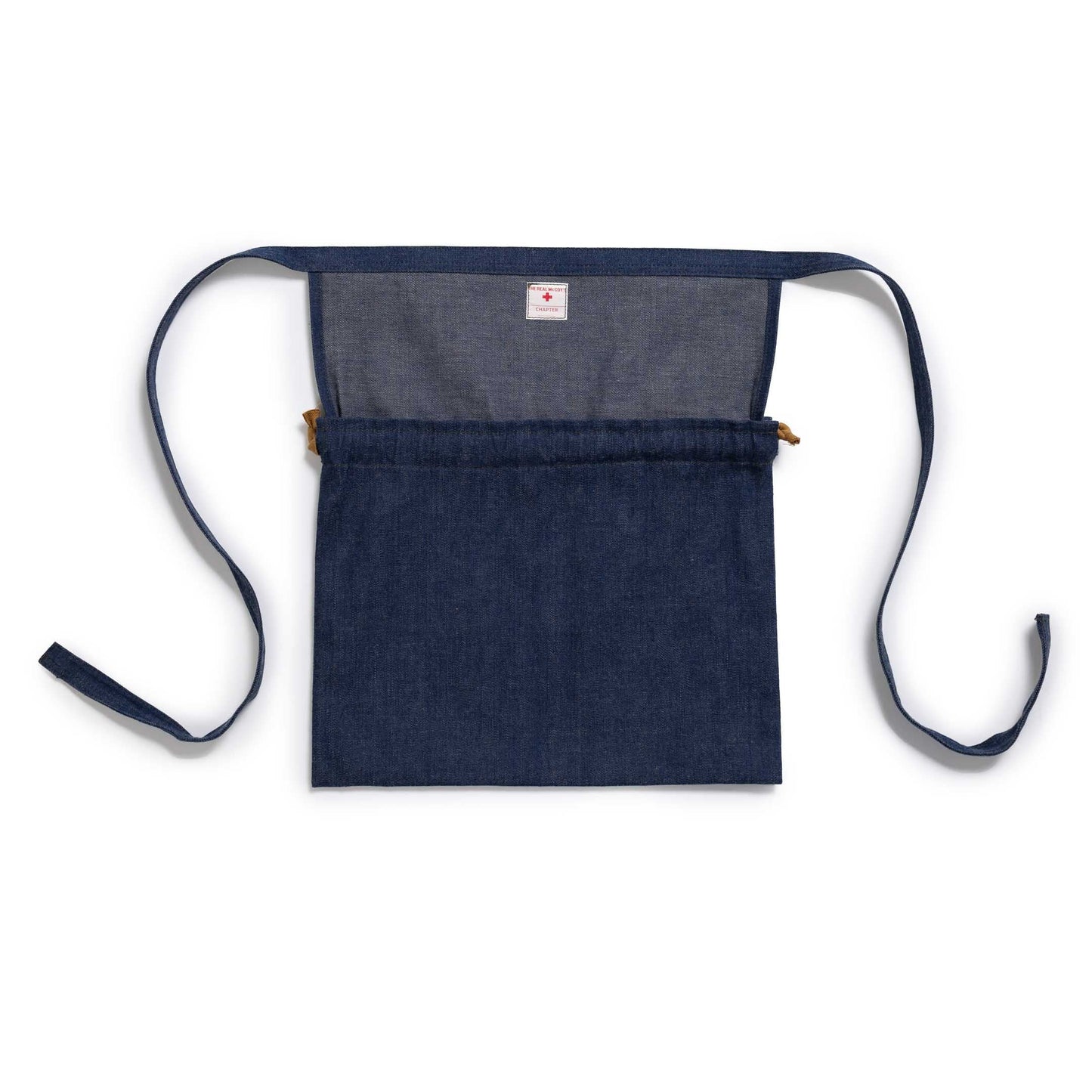The Real McCoy's Denim Apron Bag Indigo