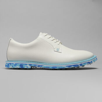 G Fore Men's Gallivanter Camo Sole Leather Golf Shoe-Snow / Mosaic