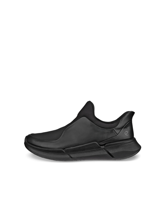 Ecco Biom 2.2 M - Men's Leather Slip-On Trainer - Black