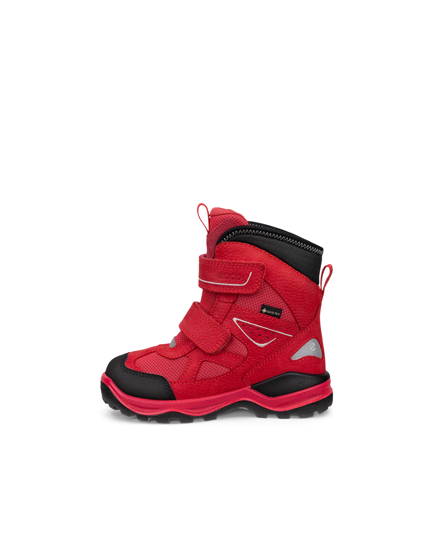 Ecco Snow Mountain - Kids' Nubuck Gore-Tex Winter Boot - Red