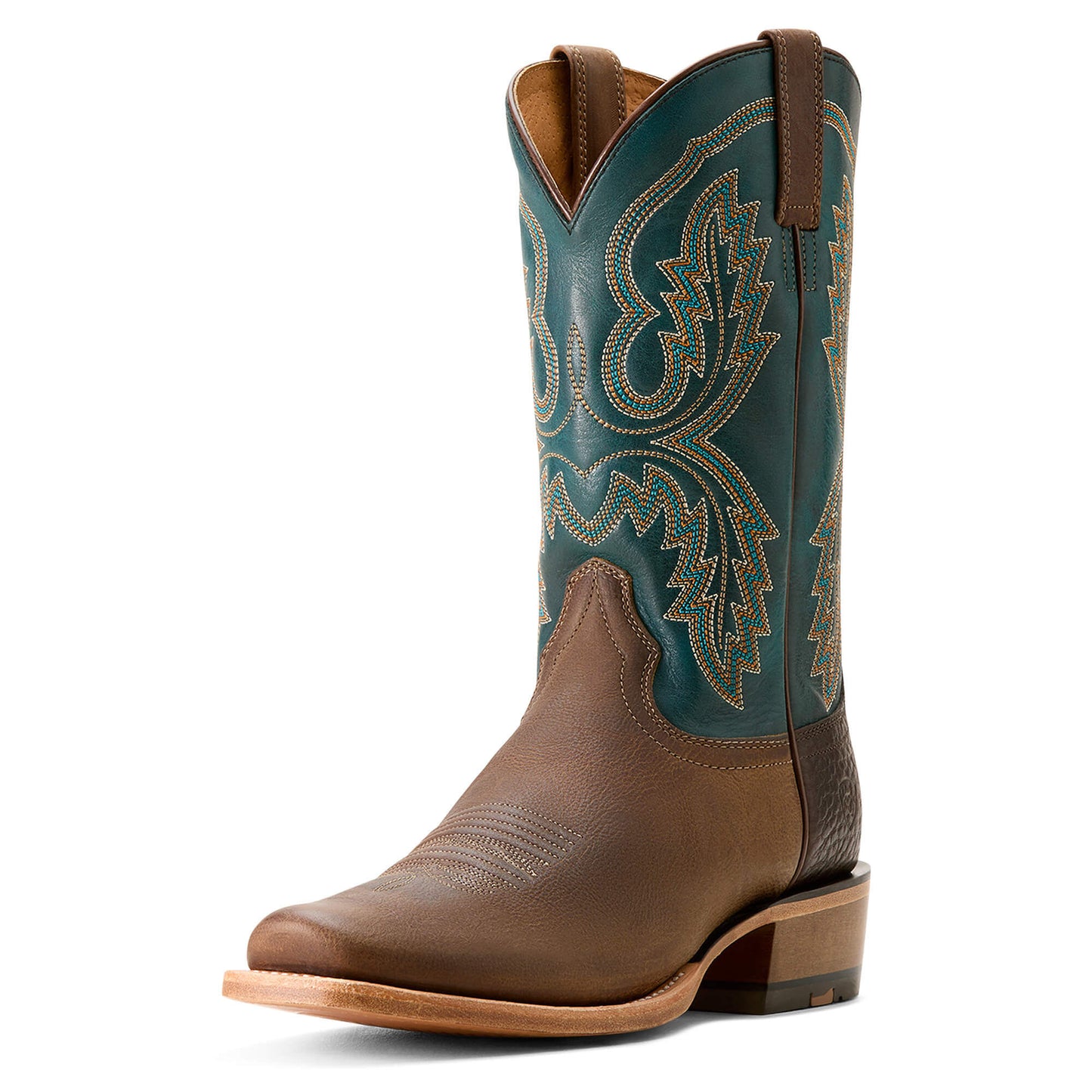 Ariat Men's Futurity Cashout Western Boots in Wicker Pursuit Of Teal, D Medium Width