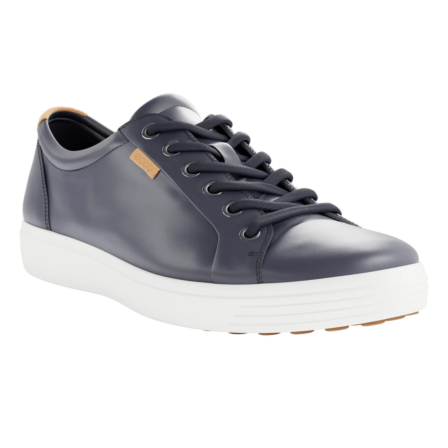 Ecco Soft 7 M - Men's Leather Trainer - Navy