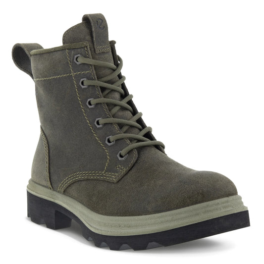 Ecco Grainer W - Women's Lace-Up Boot - Grey