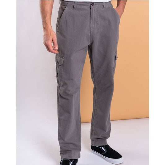 Saltrock Mens Cargo Trousers - Dark Grey - Size: W 30