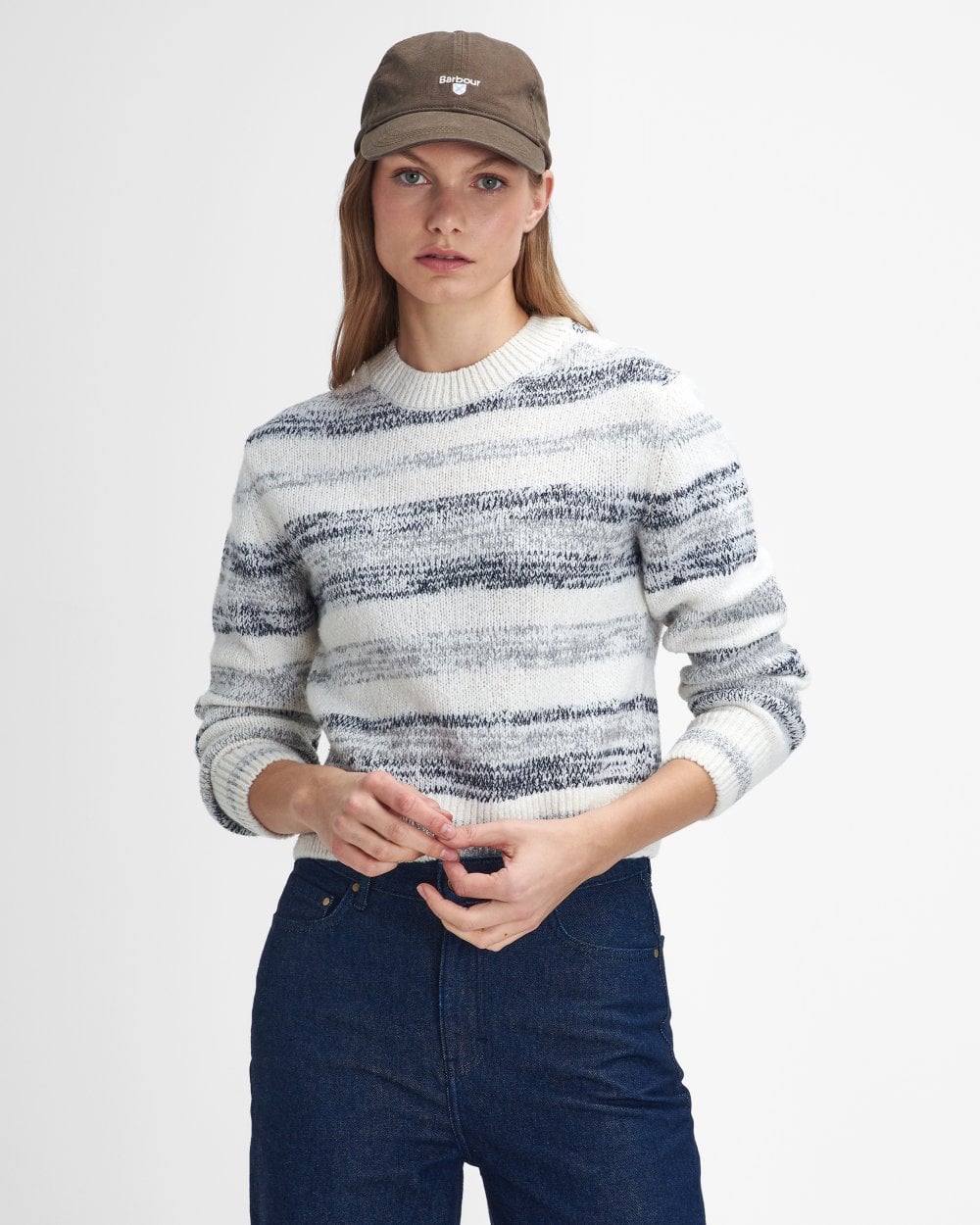 Barbour Anya Womens Knitted Jumper Colour: Multi