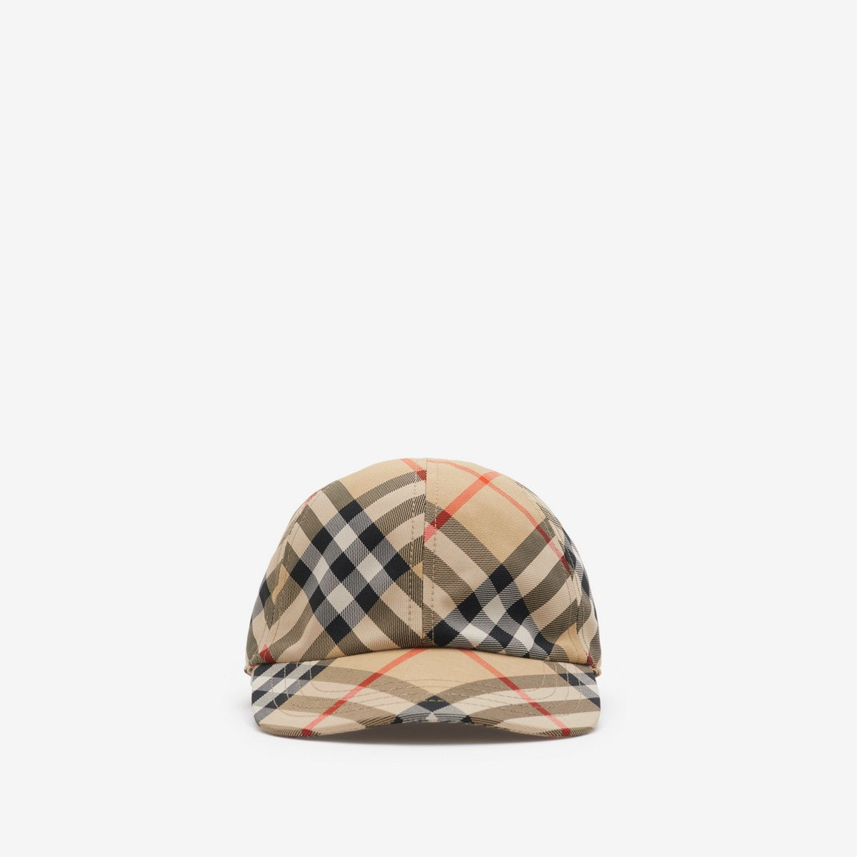 Burberry Childrens Check Baseball Cap