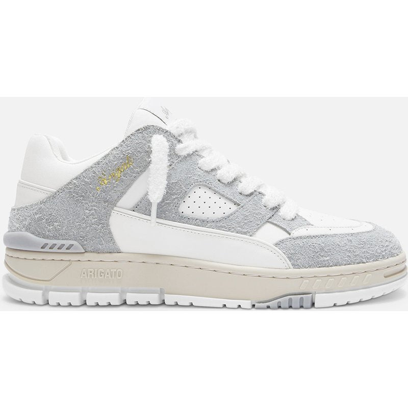 Axel Arigato Men's Area Lo Leather Basket Trainers - Grey/White - UK 7