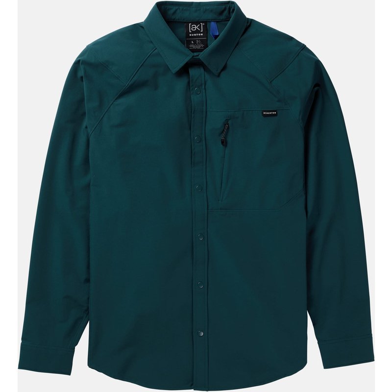 Burton Men's [ak] Slats Long Sleeve Shirt, Deep Emerald, L