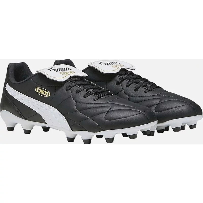 Men's Puma Mens King Top Firm Ground Football Boots - Black/Multi - Size: 6