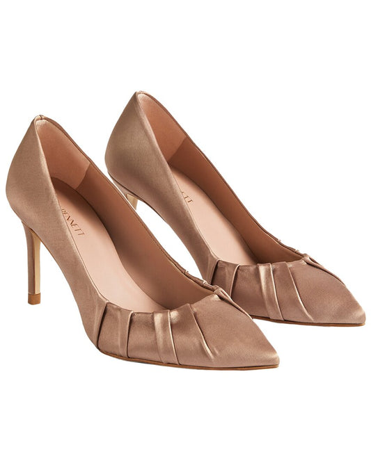 LK Bennett Florena Satin Closed Courts