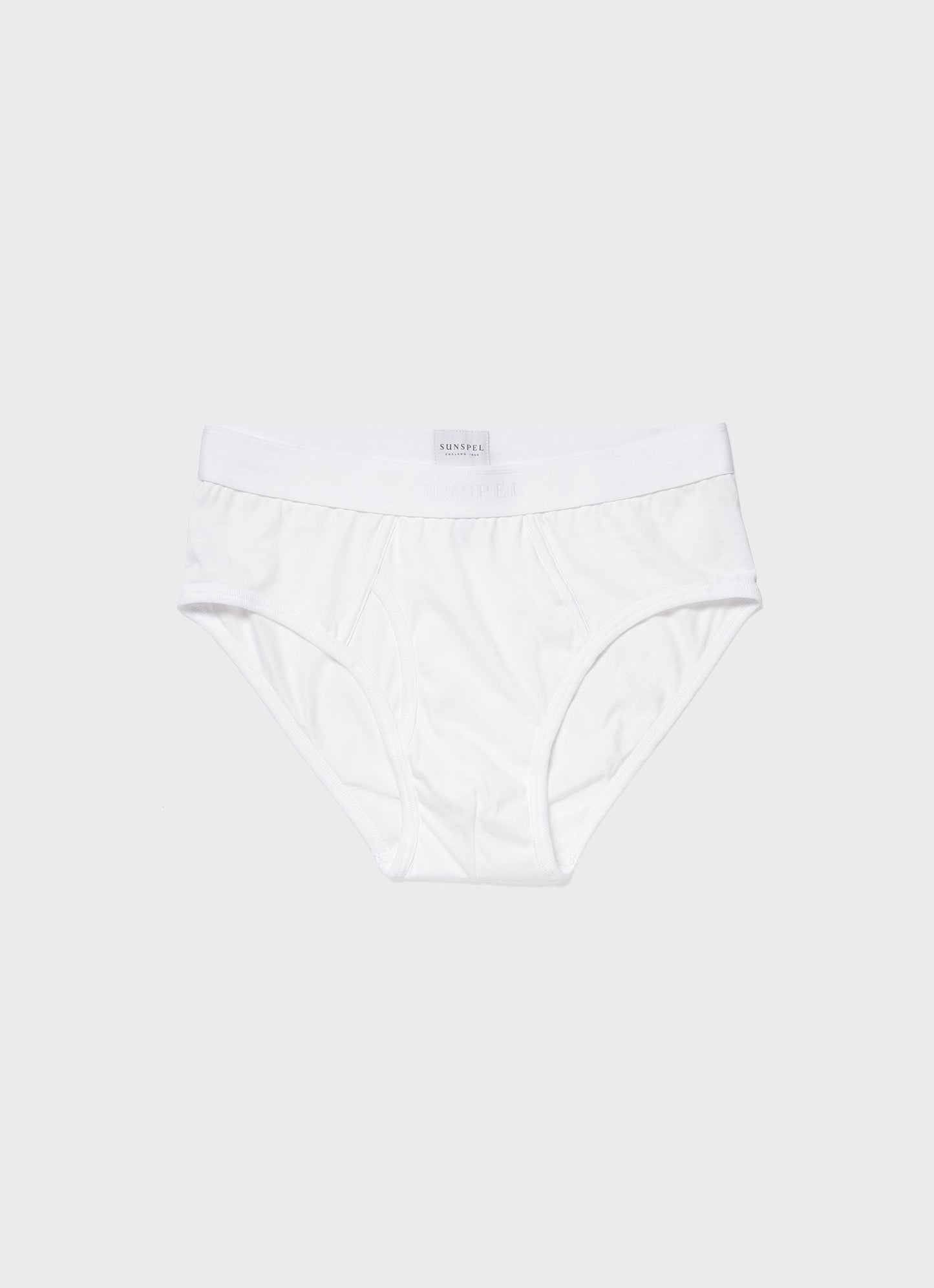 Sunspel Men's Superfine Cotton Briefs in White