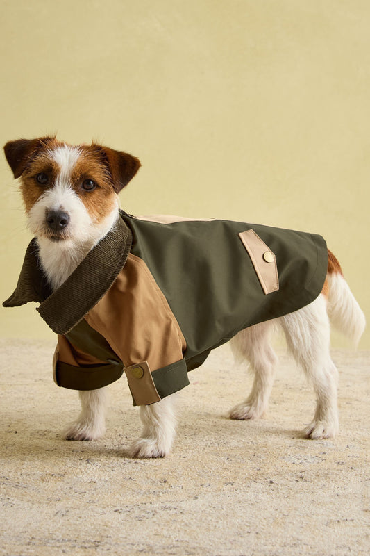 Joules Kennington Brown & Khaki Dog Coat