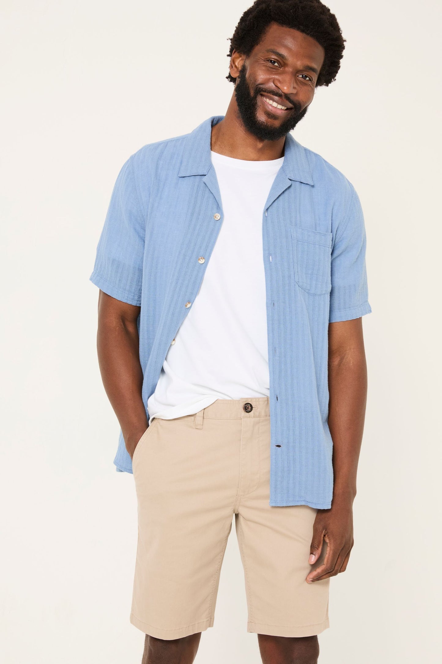 Fat Face Mawes Stone Chino Shorts