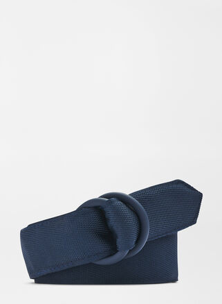 Peter Millar Performance O-Ring Belt-Navy