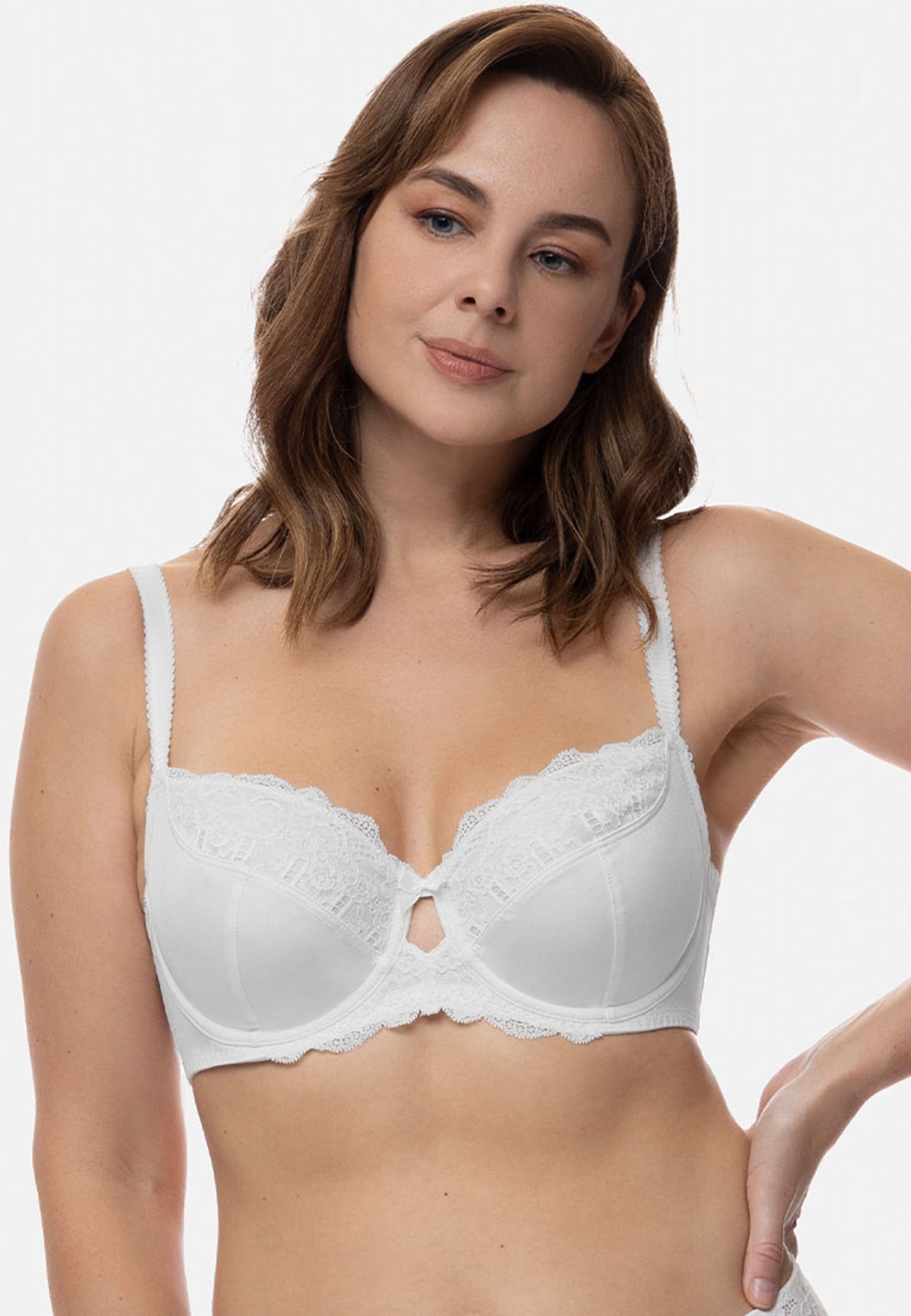 Peacocks Dorina Womens White Non Padded Celine Bra