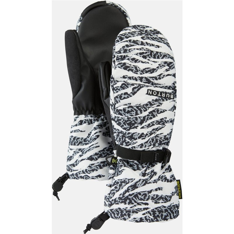 Burton Women's Profile Mittens, Zebra Camo, M